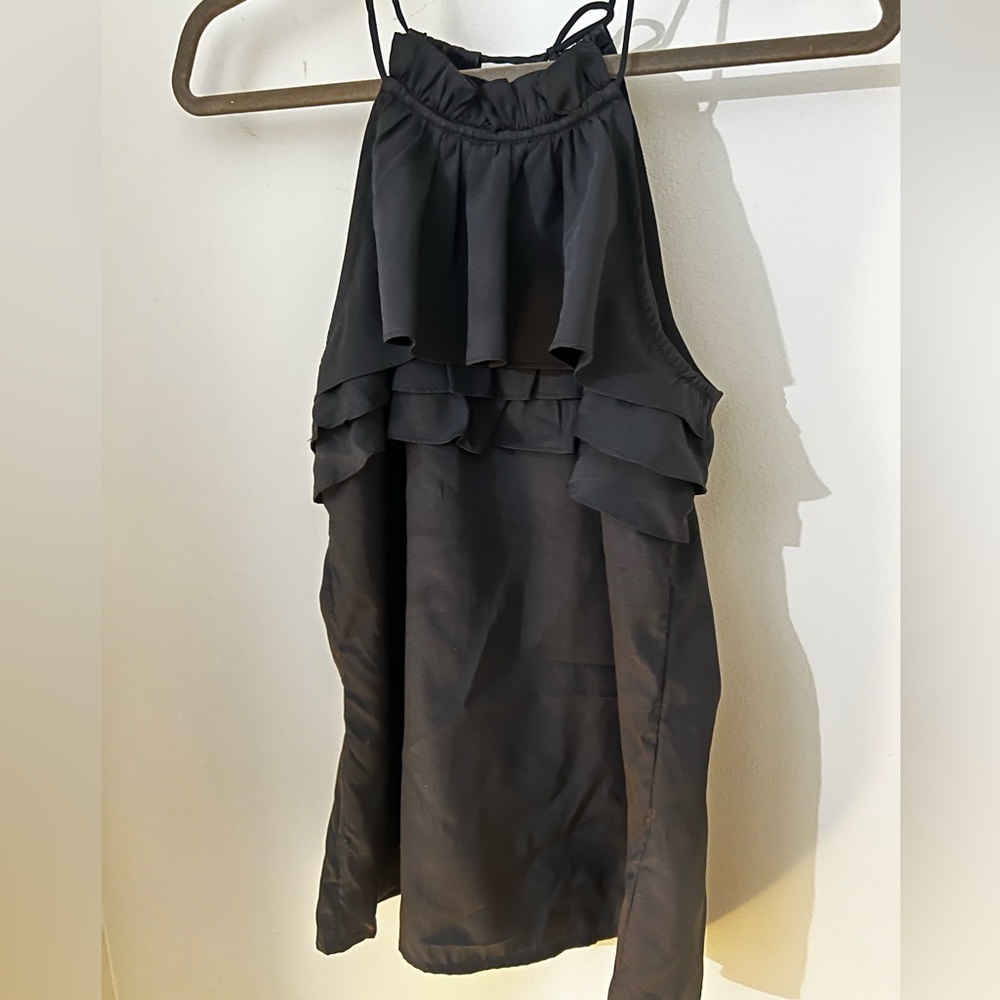 Black Halter Tank